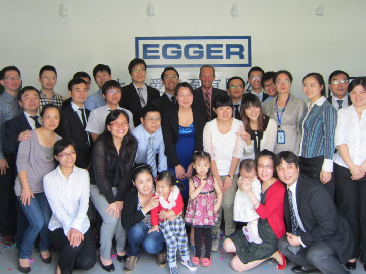 Eröffnung der Filiale Egger Shanghai