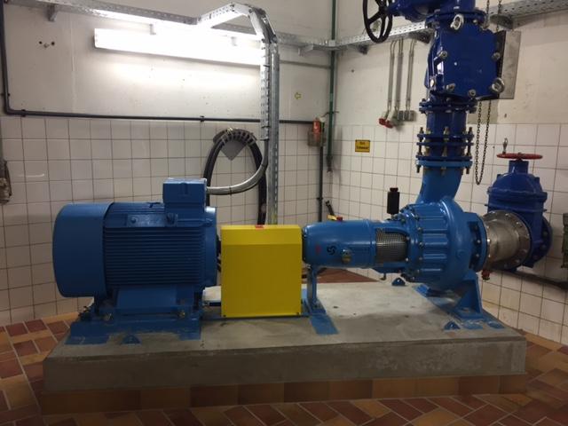 Raw wastewater pumping station for Münster City