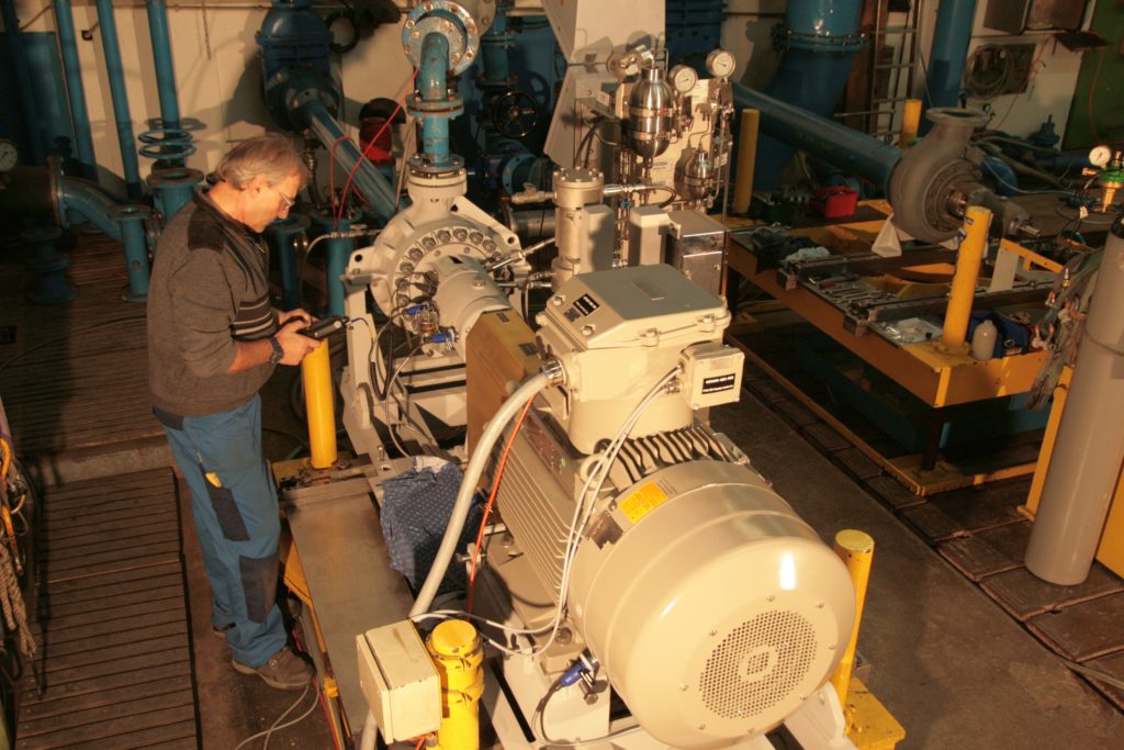Egger Offhore Process Pump on Test bed
