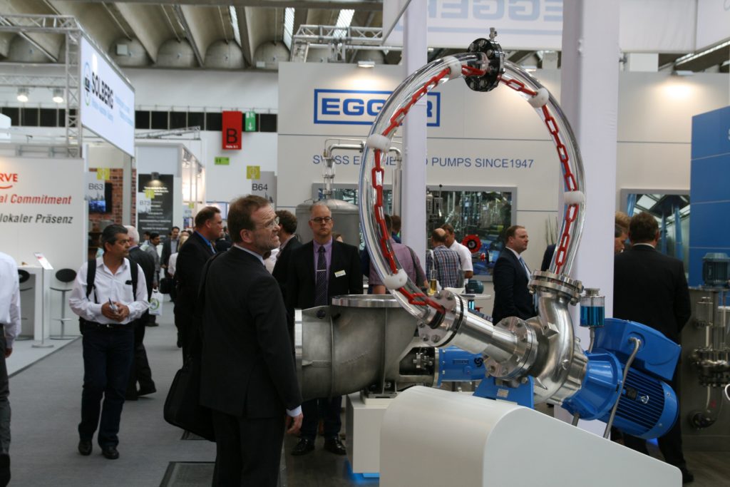 on Egger booth at ACHEMA in Frankfurt, August 2226 Egger Pumps