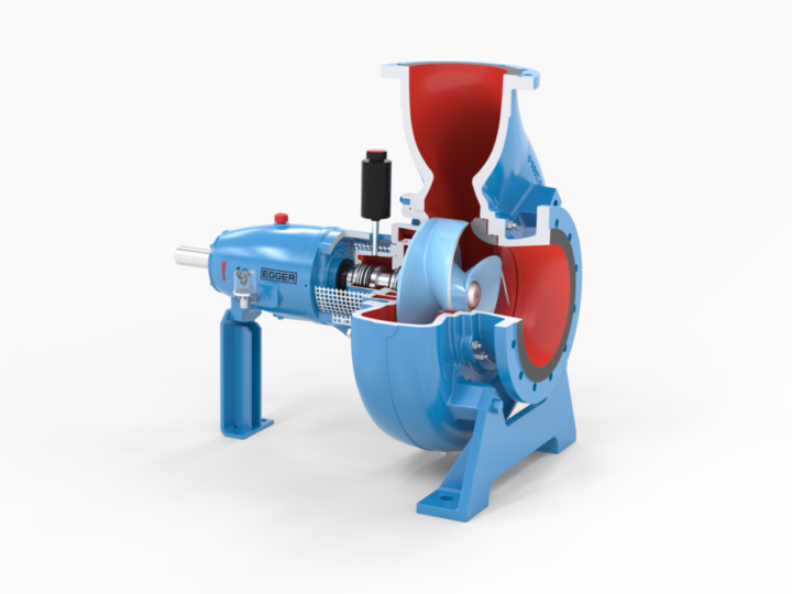 EOA – Energy-efficient and clog-resistant raw sewage pump
