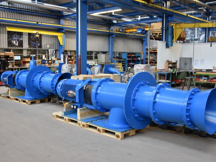 River water pumps for Swiss-German energy supplier