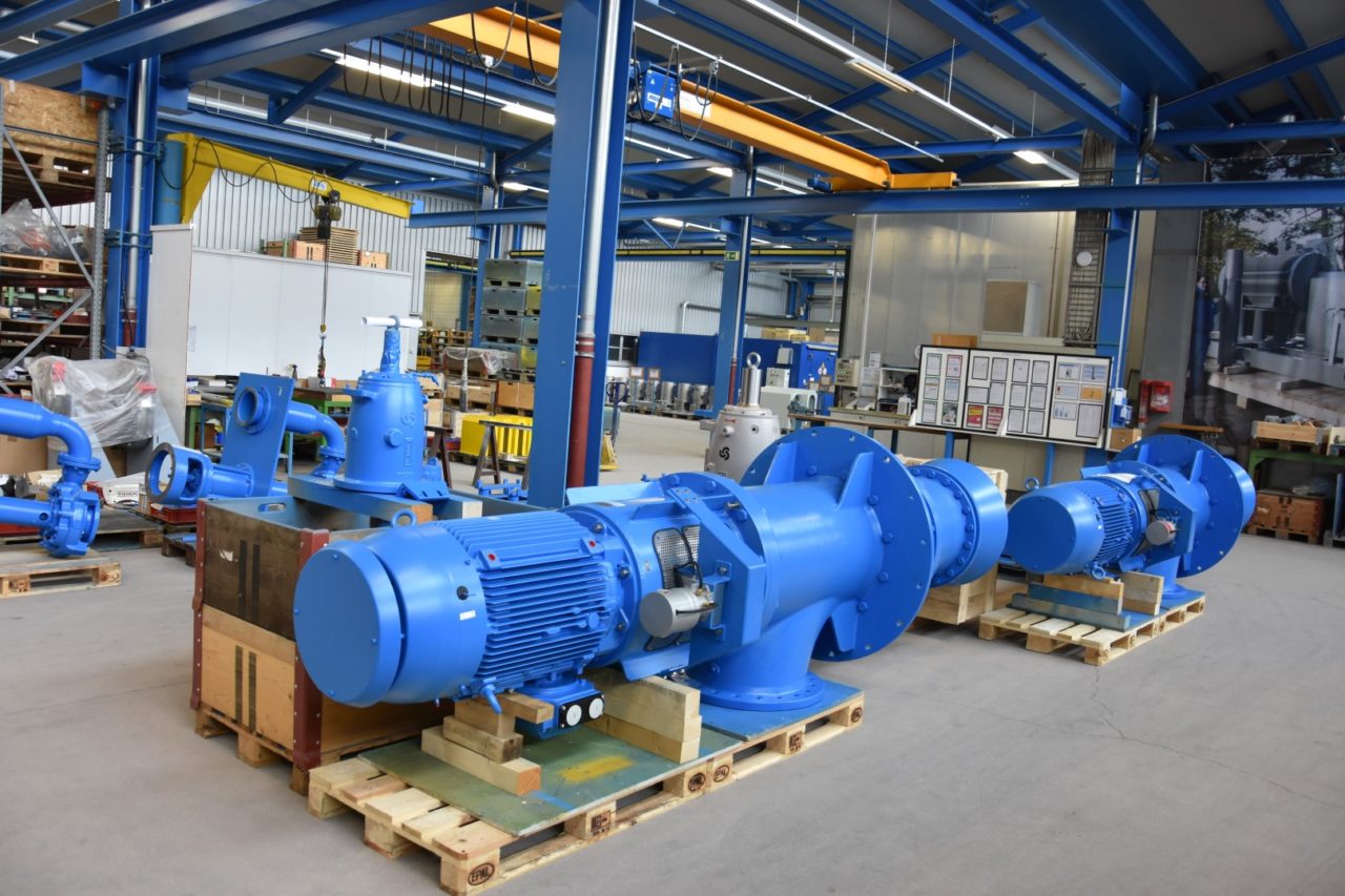 River water pumps for SwissGerman energy supplier Egger Pumps